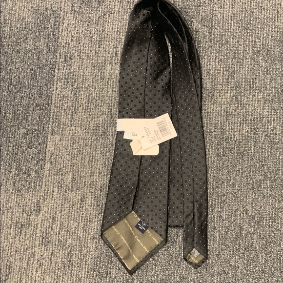 Men’s Black Squares Calvin Klein Tie (XL - Extra Long) - Picture 2 of 2